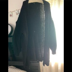 Oversized knit sweater